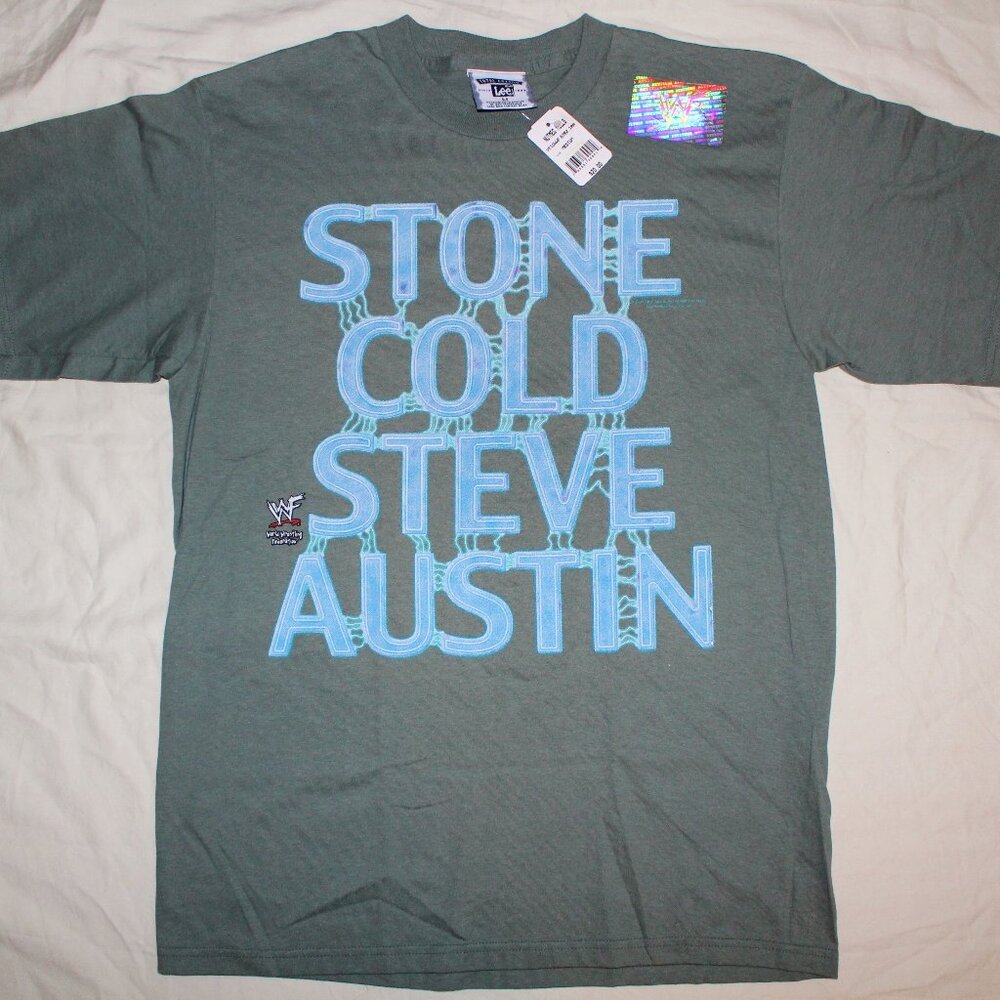 Stone Cold Steve Austin shirt vintage deadstock NEW w/ TAGS Attitude Era WWF WWE